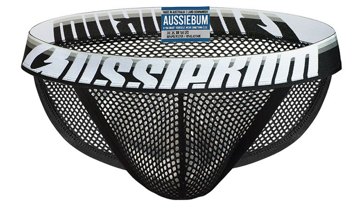 Průhledné Bikini AussieBum Mesh CATCH 2.0 Black14